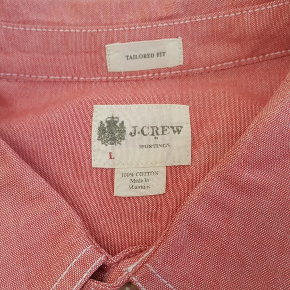 J. Crew  Men´s Tailored Fit Casual Shirt, Size L - Picture 5 of 11